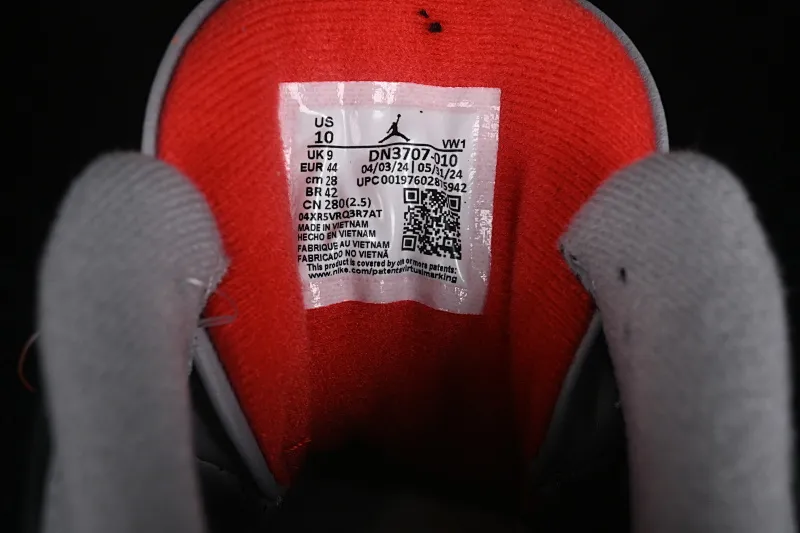 All categories Air Jordan Jordan series basketball shoes Air Jordan 3 GX foreign trade version Air Jordan 3 "Black Cement" AJ3 Jordan 3 first year black cement DN3707-010